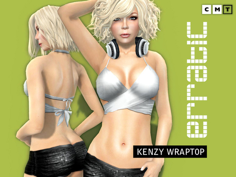 Second Life Marketplace - erratic / kenzy - plain wraptop / white